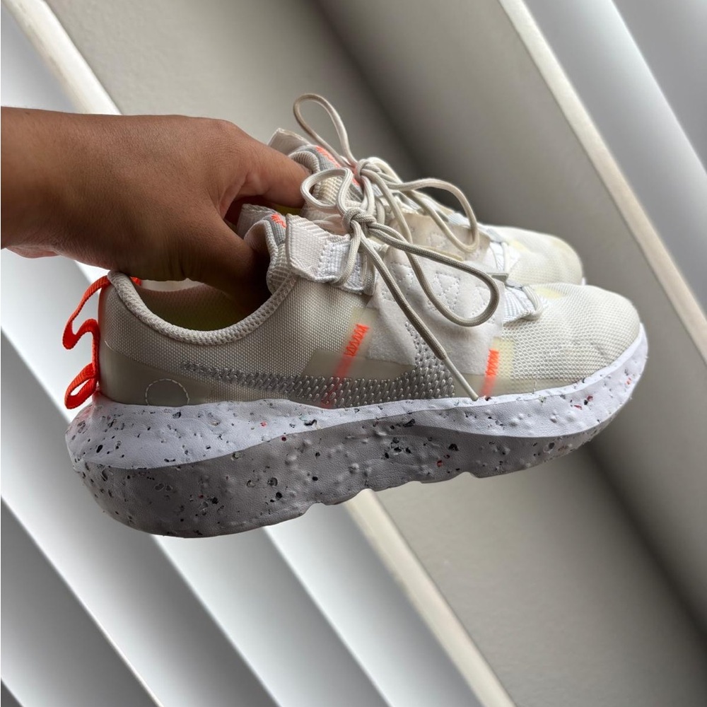 Nike Crater Impact Women's Sneakers - Cream and Orange